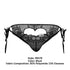 CandyMan 99579 Lace Heart Bikini Color Black